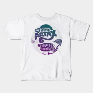 my little ARTAX - swamps RETRO Kids T-Shirt